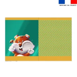 Kit sac à jouets motif Tigre Lou-Stick - Création Stillistic
