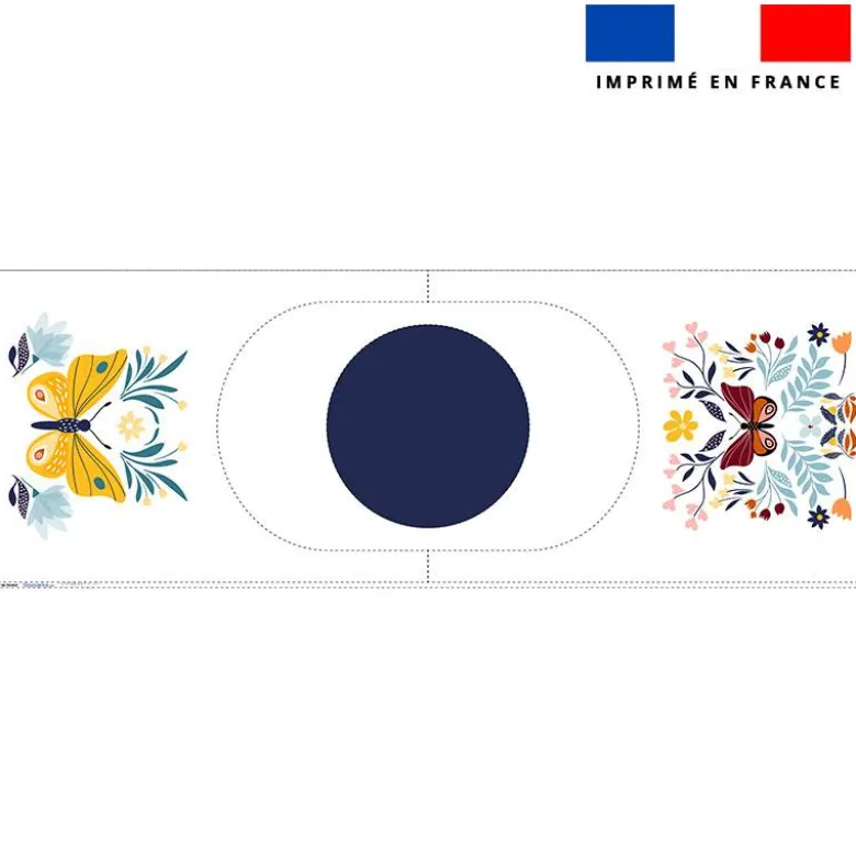 Kit sac seau motif papillon