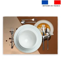 Kit sets de table motif café