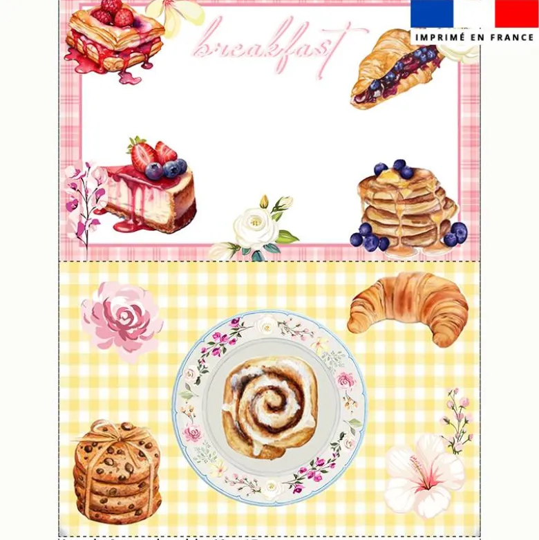 Kit sets de table motif gourmandises