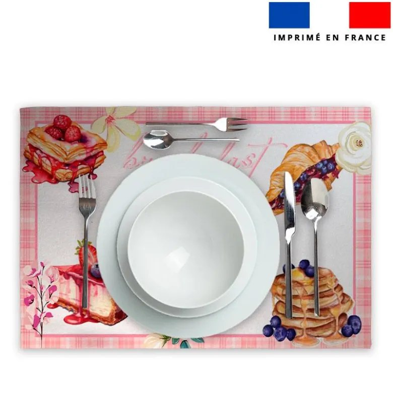 Kit sets de table motif gourmandises