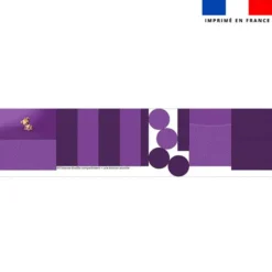 Kit trousse double compartiment motif bébé hyène + 1 trousse assortie - Création Stillistic