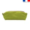 Kit trousse double compartiment motif bébé singe + 1 trousse assortie - Création Stillistic