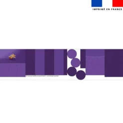 Kit trousse double compartiment motif bébé lynx + 1 trousse assortie - Création Stillistic