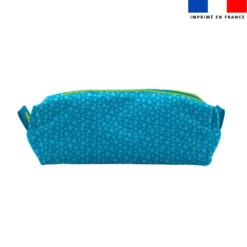 Kit trousse double compartiment motif bébé loutre + 1 trousse assortie - Création Stillistic
