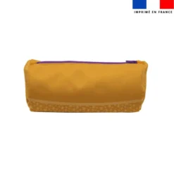 Kit trousse double compartiment motif lapin + 1 trousse assortie - Création Stillistic