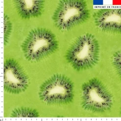 Kiwi - Fond vert