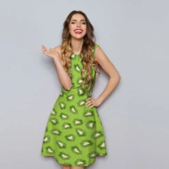 Kiwi - Fond vert