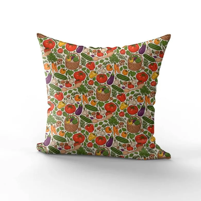 Légumes du jardin - Fond écru