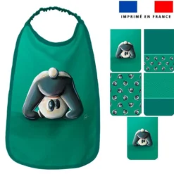 Lot de 5 coupons éponge pour serviettes de table pour enfant motif bébé panda - Création Stillistic
