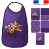 Lot de 5 coupons éponge pour serviettes de table pour enfant motif bébé lynx - Création Stillistic