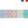 Lot de 5 coupons éponge pour serviettes de table pour enfant motif damier pixel - Création Lili Bambou Design