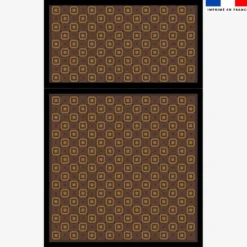 Lot de 2 foulards imprimés carré