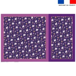 Lot de 2 foulards imprimés chouette magicienne - Création Stillistic