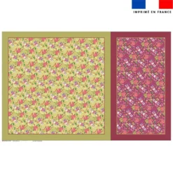 Lot de 2 foulards imprimés lapin printanier - Création Stillistic
