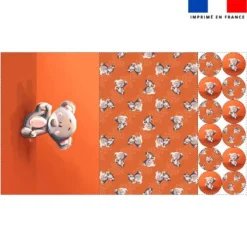 Lot 2 sets de table et 12 dessous de verres motif bébé koala - Création Stillistic