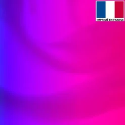 Lycra motif dégradé rose à bleu foncé