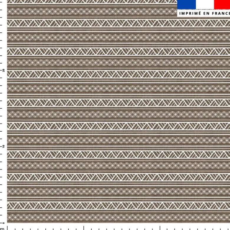 Maori blanc - Fond effet toile de jute