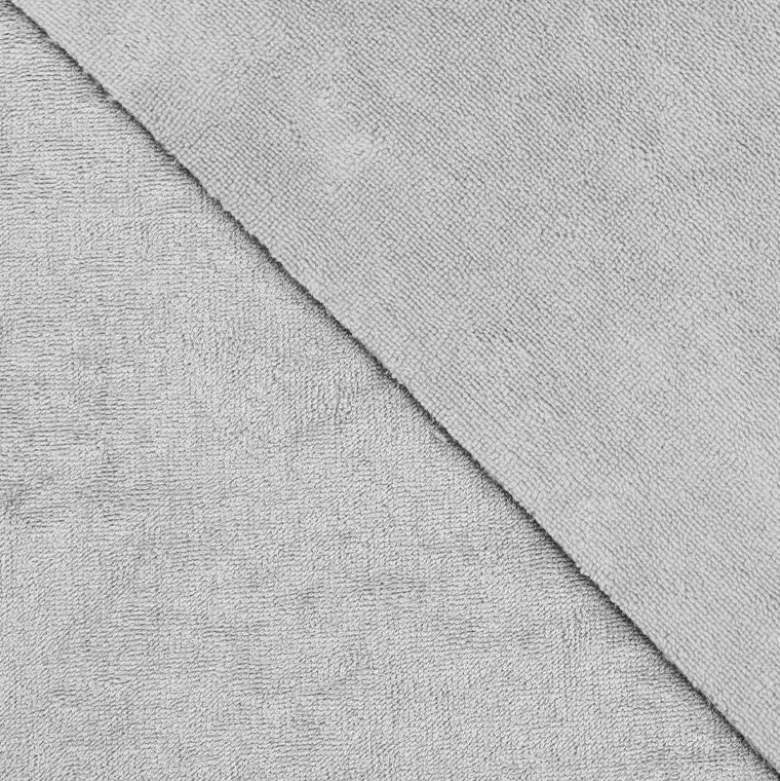 Micro éponge bambou gris double face