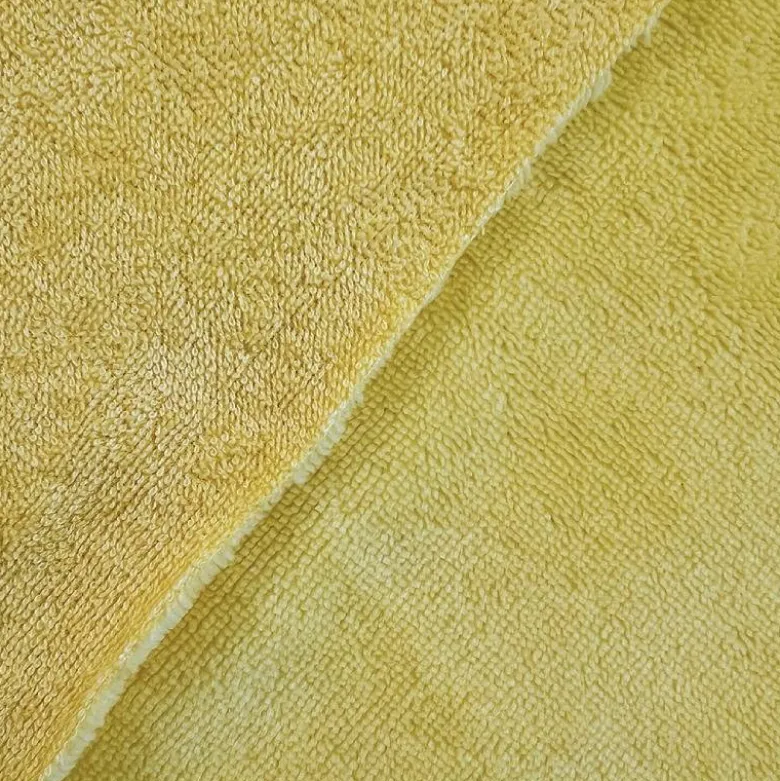 Micro éponge bambou jaune double face