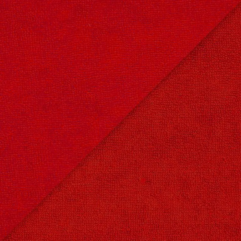 Micro éponge bambou rouge double face