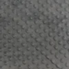 Minky uni gris foncé relief pois