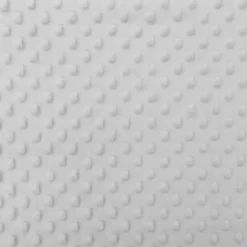 Minky uni gris relief pois