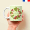 Mug imprimé maitresse fraise