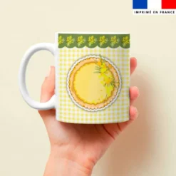 Mug imprimé tarte mimosa