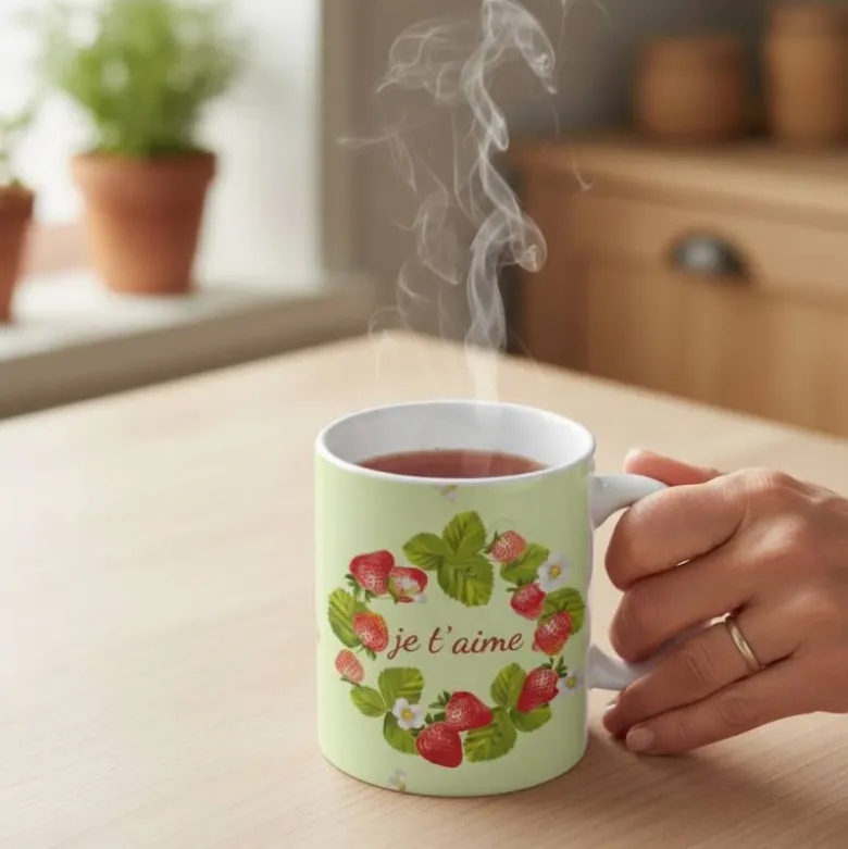 Mug personnalisé - Fraise