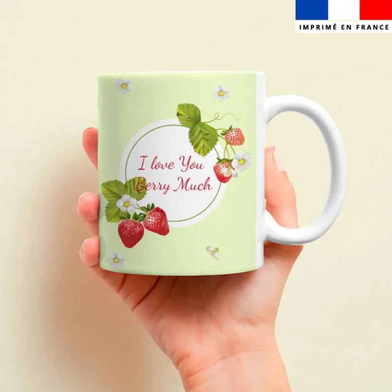 Mug personnalisé - Fraise