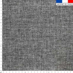Noir chiné effet tissé - Uni