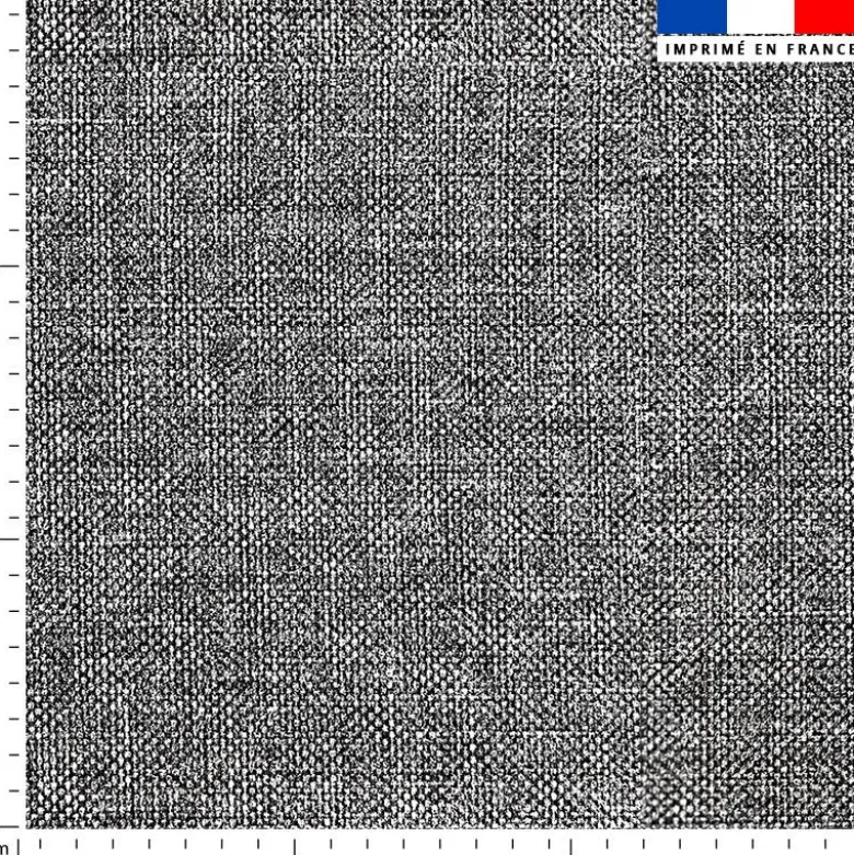 Noir chiné effet tissé - Uni