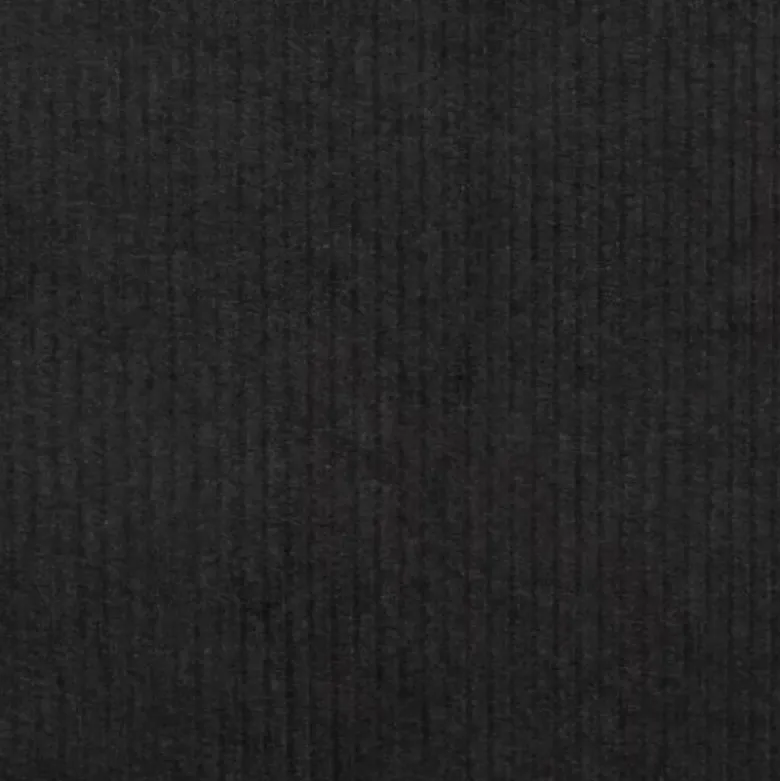 Pack couture sac banane velours côtelé noir et léopard rouge orangé - Taille S