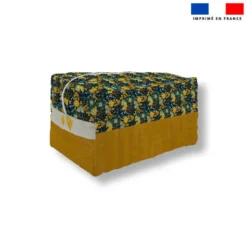 Pack couture trousse de toilette - Motif fleur bohème