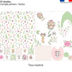 Pack Naissance Personnalisé - Animaux aquarelle