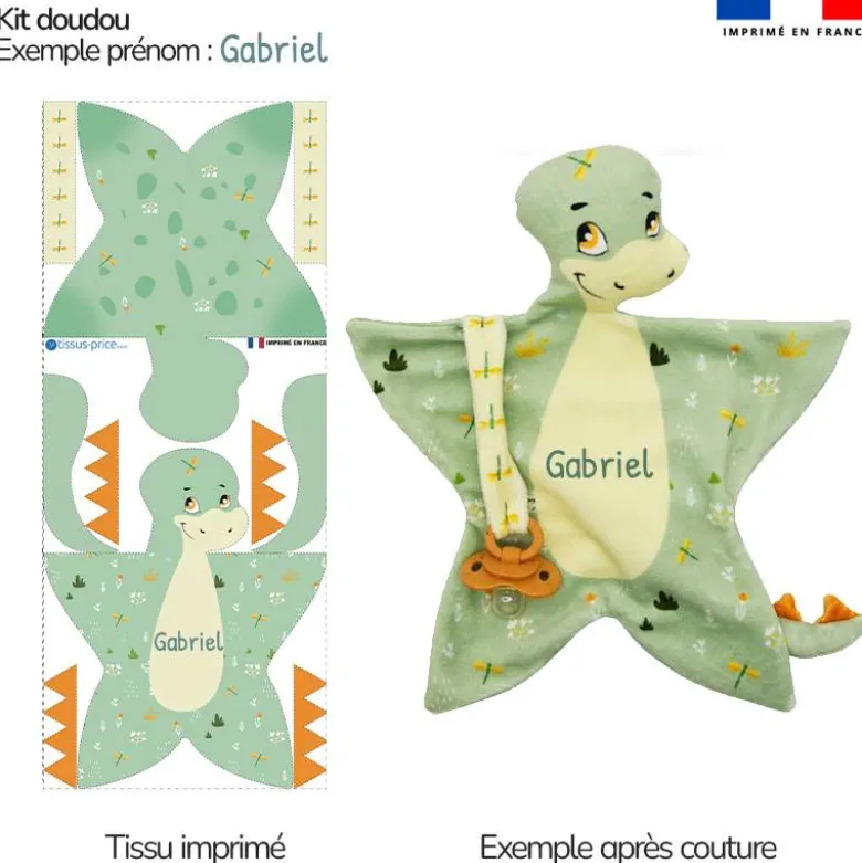 Pack Naissance Personnalisé - Bébé dino