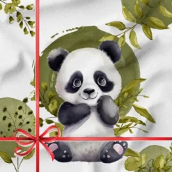 Pack Naissance Personnalisé - Panda Aquarelle