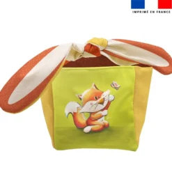 Panier de Pâques imprimé bébé renard - Création Stillistic
