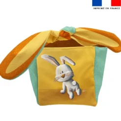 Panier de Pâques imprimé lapin - Création Stillistic