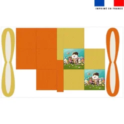 Panier de Pâques imprimé mouton - Création Stillistic