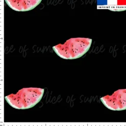 Pastèque slice of summer - Fond noir