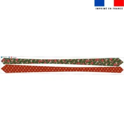 Patron cravate réversible motif animaux couronne de noel - Création Stillistic