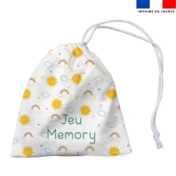 Patron imprimé pour jeu memory motif animaux en vacances
