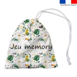 Patron imprimé pour jeu memory motif animaux de la jungle