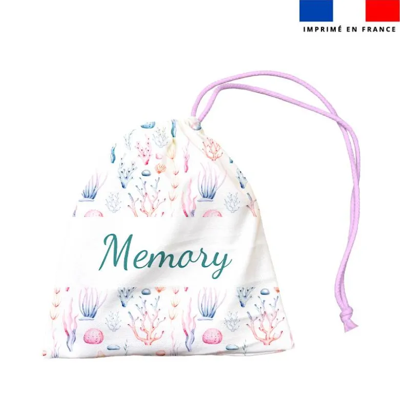 Patron imprimé pour jeu memory motif animaux aquatiques