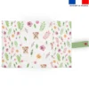 Patron imprimé pour protège carnet de santé motif animaux aquarelle