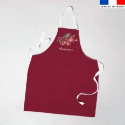 Patron imprimé pour tablier motif mamie grenade