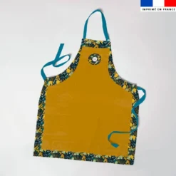Patron imprimé pour tablier motif fleur bohème