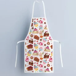 Patron imprimé pour tablier motif cupcake